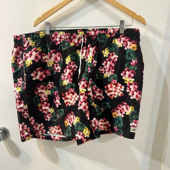 Bather Men’s Lei Black Pink Tropical Shorts XXL - Picture 2 of 5